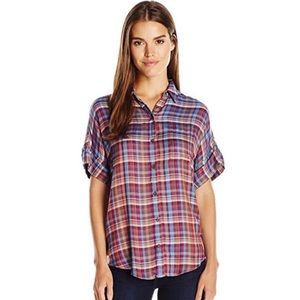 LUCKY BRAND 🍀 // short sleeve flannel